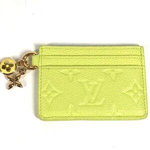 LOUIS VUITTON M13645 MonogramEmpreinte Card Case Porte Cult-LV Charm Card Holder